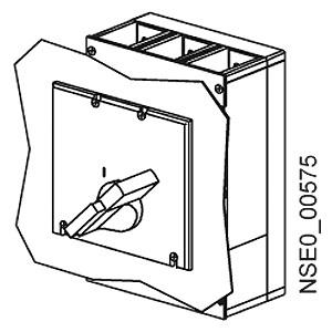 accessory for VL160X, VL160, VL250, masking frame for door cut-out IP40, for fixed/plug-in mounting with RCD module (RCD)