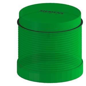 Elemento de flash, incl. eletrônica, verde, 230 V CA, diâmetro 70 mm