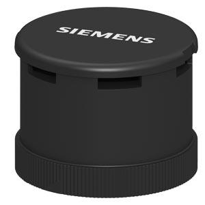 Elemento de sirene, preto, 8 sons, volume de som variável 102 dB, 230 V CA, 70 mm