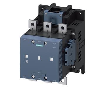 Contactor de vácuo, AC-3e, 300A/160kW/400V, 3 polos, AC/DC220-240V, 2NA+2NF, calha de ligação/ligação com parafuso