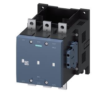 Contactor de vácuo, AC-3e, 500A/250kW/400V, 3 polos, AC/DC220-240V, 2NA+2NF, calha de ligação/ligação com parafuso