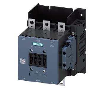 Contactor, AC-1, 275 A/690V/40°C, 3 polos, sem unidade propulsora, 2NA+2NF