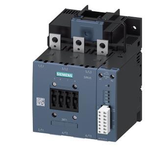 Contactor, AC-3e, 150A/75kW/400V, 3 polos, AC/DC96-127V, PLC-IN opcional, 1NA+1NF, calha de ligação/ligação com parafuso