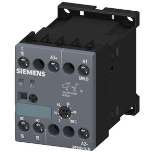Relé de tempo, eletrônico, atras. na resposta 1W, 24V CA/CC, 200-240V CA
