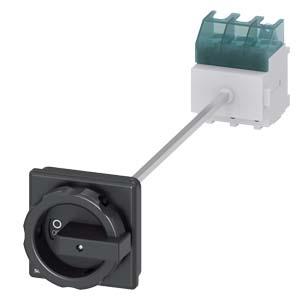 SENTRON, seccionador de corte em carga 3LD, interruptor principal, de 3 polos, Iu: 63 A, potência de operação/ a CA-23 A a 400V: 22 kW, fixação no ...