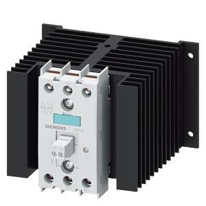 Contator a semicondutor 3RF2, trifásico CA51 50A 48-600V/4-30V CC controlado por 2 fases