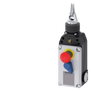Comutador acionado por cabo com parada de emergência, 3x M20x1,5, 1NA+3NF, engate conforme EN ISO 13850
