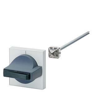 Acionamento da porta 8UC7 manípulo Ti-grey, chapa protetora cinza-claro para disjuntor