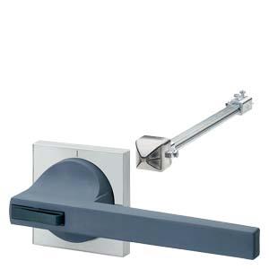 Manopla 8UC7 com chapa protetora manopla cinza-escuro/azul verde Basic chapa protetora