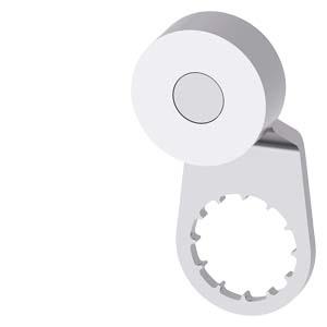 Alavanca giratória para interruptor de posição 3SE51 alavanca metálica, formato A 27mm, etapa 9mm