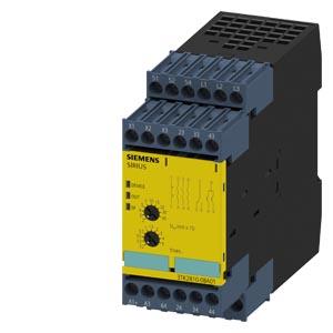 Dispositivo de comutação de segurança monitoramento seguro de parada, 24V CC, 45mm