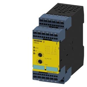 Dispositivo de comutação de segurança monitoramento seguro de parada, 24V CC, 45mm