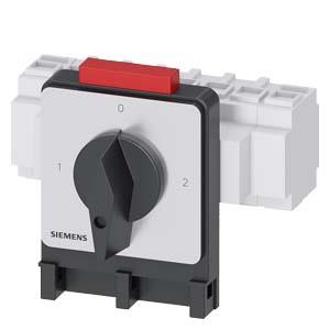 SENTRON, seccionador de corte em carga 3LD, comutador, de 4 polos, Iu: 63 A, potência de operação/a CA-23 A a 400V: 22 kW, fixação dianteira, acion...