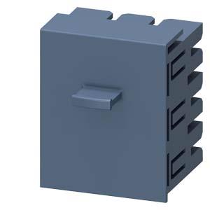 Conector de expansão largo para conexão de barramentos de 3 fases 3RV2917