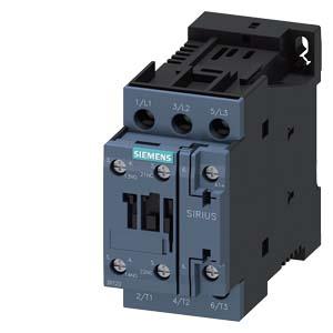 Contactor, AC-3e, 25 A/11 kW/400V, 3 polos, DC24V, 1NA+1NF, ligação com parafuso