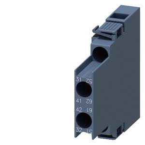 Interruptor auxiliar lateral, 2NF, passagens de corrente:1NF, 1NF para contactores do motor, S0