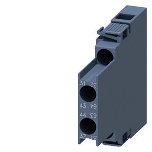 Interruptor auxiliar lateral, 1NA+1NF, passagens de corrente:1NF, 1NA para contactores do motor, S0