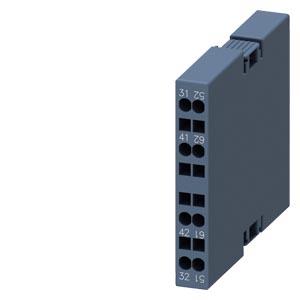 Interruptor auxiliar lateral, 2NF, passagens de corrente:1NF, 1NF para contactores do motor, S0