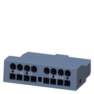 Interruptor auxiliar em posição transversal, 1NA+1NF, ligação por mola de encaixe para chave de potência S00/S0
