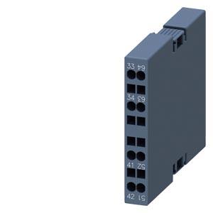 Interruptor auxiliar eletronicamente adequado, lateral, passagens de corrente: 1NA, 1NF