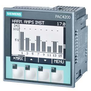 SENTRON instrumento de medição 7KM PAC4200, montagem frontal, 690/400 V, 5 A, 95-240 V CA/110-340 V CC, Modbus TCP