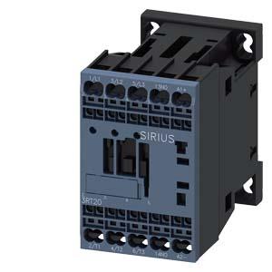 Contactor, AC-3e, 9A/4kW/400V, 3 polos, DC24V, módulo de funções opcional, 1NA, borne de mola