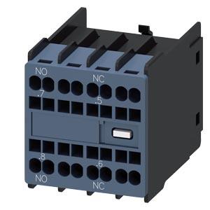 Interruptor auxiliar 11U, 1NA+1NF, passagens de corrente: 1NA, 1NF para contactores auxiliares/do motor S00/S0
