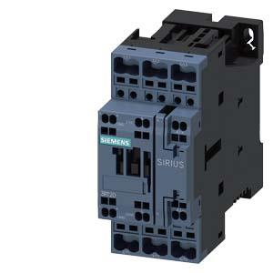 Contactor, AC-3e, 9 A/4 kW/400V, 3 polos, DC24V, 1NA+1NF, borne de mola