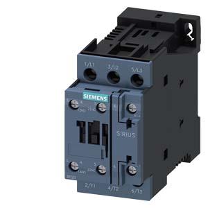 Contactor, AC-3e, 12 A/5,5 kW/400V, 3 polos, AC/DC 95-130V, 1NA+1NF, ligação com parafuso
