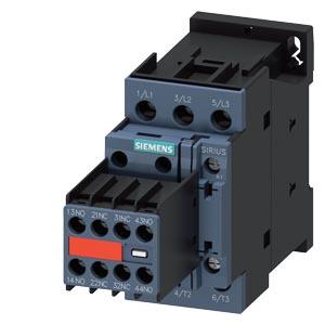 Contactor, AC-3e, 12 A/5,5 kW/400V, 3 polos, AC 230V, 50/60Hz, 2NA+2NF, ligação com parafuso