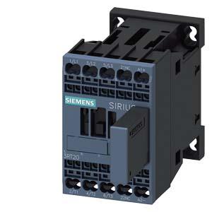 Contactor de acoplamento, AC-3e, 12 A/5,5 kW/400V, 3 polos, DC24V, 1NF, borne de mola
