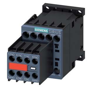 Contactor auxiliar, 6NA+2NF, DC24V, S00, ligação com parafuso