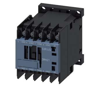 Contactor auxiliar, 4NA, AC 100V/50Hz, 100-110V/60Hz, S00, terminal redondo
