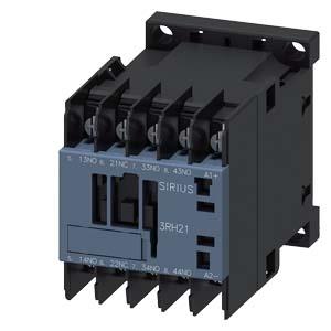 Contactor auxiliar, 3NA+1NF, DC24V, S00, terminal redondo