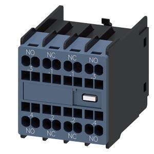 Interruptor auxiliar 2NA+2NF, passagens de corrente: 1NA, 1NF, 1NF, 1NA
