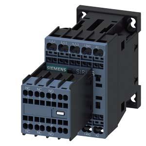 Contactor, AC-3e, 12 A/5,5 kW/400V, 3 polos, AC 230V, 50/60Hz, 2NA+2NF, borne de mola