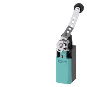 Interruptor de posição, carcaça de plástico, 31mm, ligação do aparelho, alavanca giratória ajustável