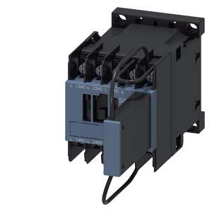 contator auxiliar para via, 2 NA + 1 NF, 24 V CC, 0,7 ... 1,25* US, com diodo de supressão integrado, tamanho S00, conexão de terminal de cabo anul...