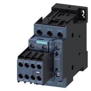 Contactor, AC-3e, 25 A/11 kW/400V, 3 polos, DC24V, 3NA+3NF, ligação com parafuso