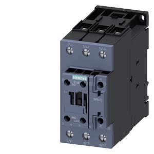 Contactor, AC-3e, 50 A/22 kW/400V, 3 polos, AC 48V/50Hz, 1NA+1NF, ligação com parafuso