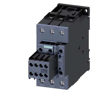 Contactor, AC-3e, 65 A/30 kW/400V, 3 polos, AC 24V/50Hz, 2NA+2NF, ligação com parafuso