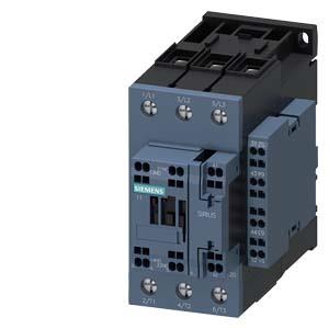 Contactor, AC-3e, 40A/18,5kW/400V, 3 polos, AC230V/60Hz, 2NA+2NF, ligação com parafuso/borne de mola