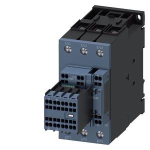 Contactor, AC-3e, 40A/18,5kW/400V, 3 polos, AC/DC48-80V, 2NA+2NF, calha de ligação/borne de mola
