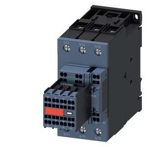 Contactor, AC-3e, 50A/22kW/400V, 3 polos, AC230V, 50/60Hz, 2NA+2NF, ligação com parafuso/borne de mola