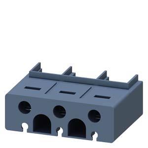 Cobertura para bornes para terminal com moldura, de 3 polos contator