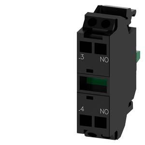 Módulo de contato com 1 elemento de contato, 1NA
