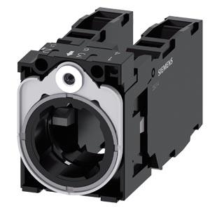 Suporte para 3 módulos, metal, 1NA+1NF, 1NA+1NF