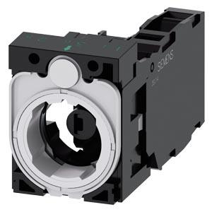 Suporte para 3 módulos, 1NA+1NF, módulo LED, âmbar, CA/CC 6-24V