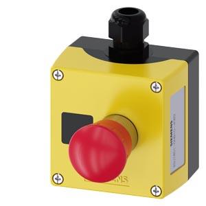 Caixa de AS-Interface para aparelhos de comando 22mm, metal, amarelo