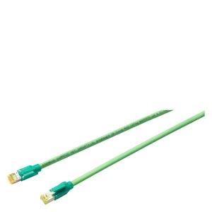Cabo IE TP;2 x RJ45;4x2;6m;Cat6A;sem halogênio;UL;FRNC;parcialmente robusto